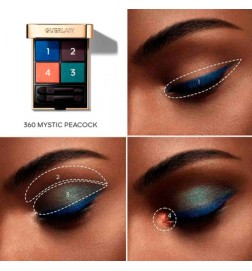 Guerlain OMBRES G Eyeshadow palette 360-mystic peacock 6 gr