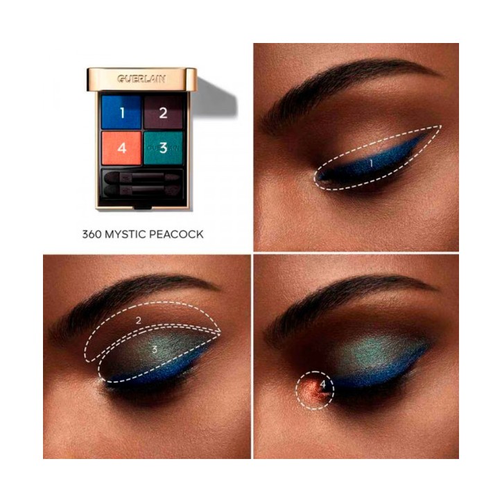 OMBRES G Eyeshadow palette 360-mystic peacock 6 gr OMBRES G Eyeshadow palette 360-mystic peacock 6 gr