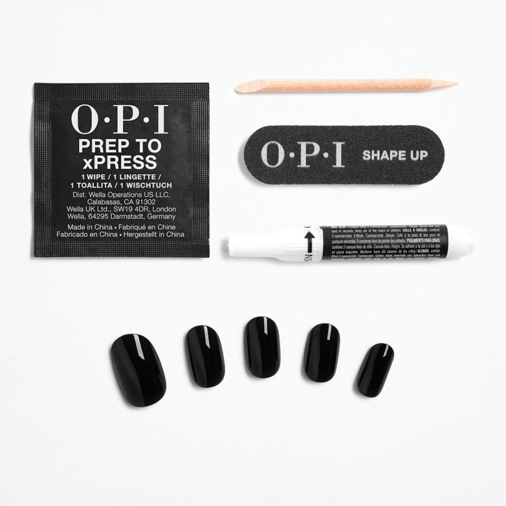 OPI xPRESS/ON Artificial Nails Iconic Shades - Lady in Black 30 u
