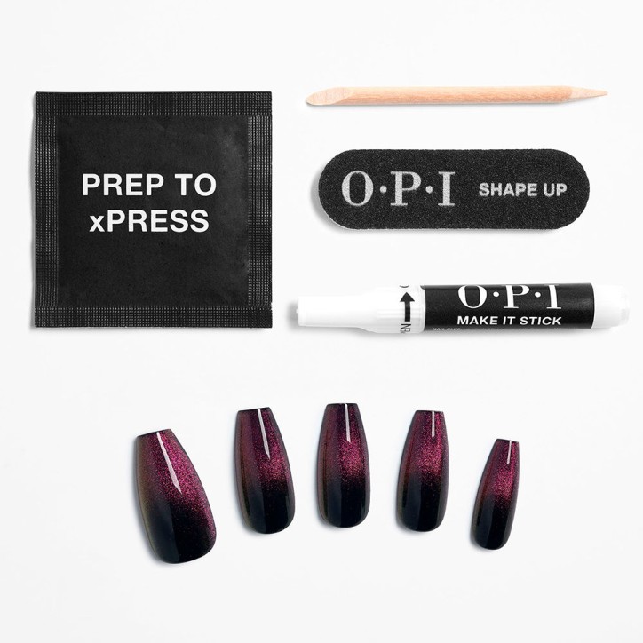 OPI xPRESS/ON Artificial Nails Nail Art - Swipe Night 30 u