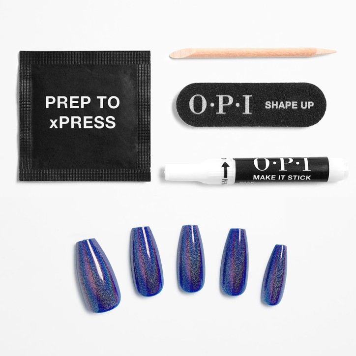 OPI xPRESS/ON Artificial Nails Nail - Art Blue-Gie 30 u