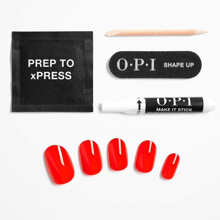 OPI xPRESS/ON Artificial Nails Iconic Shades - Cajun Shrimp 30 u