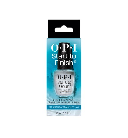 START TO FINISH 3 in 1 Base treatment, top coat and strengthener 15ml