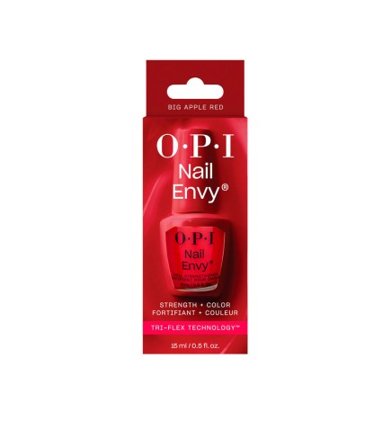 NAIL ENVY Nail Strengthening Treatment Polish - Big Apple Red 15 ml