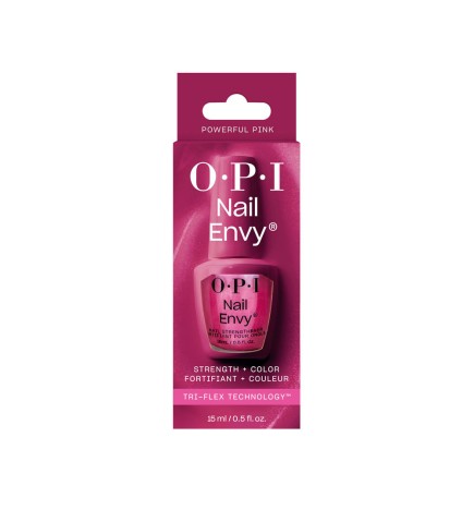 NAIL ENVY Nail Strengthening Treatment Polish - Powerful Pink 15 ml