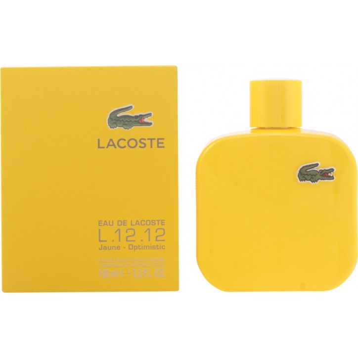 EAU DE LACOSTE L.12.12 JAUNE POUR HOMME edt spray 100 ml