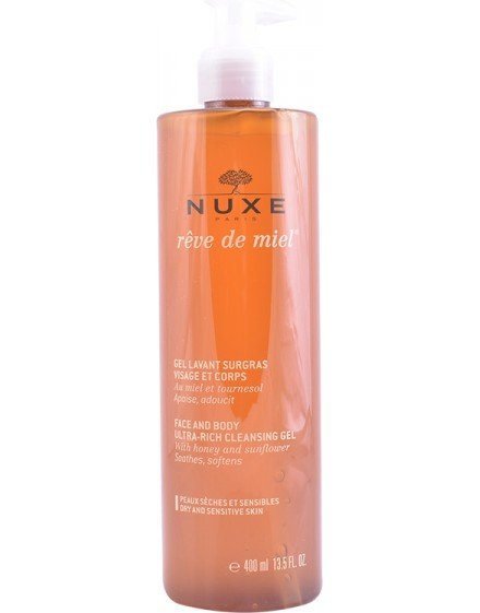 Nuxe REVE DE MIEL gel lavant surgras visage et corps 400 ml