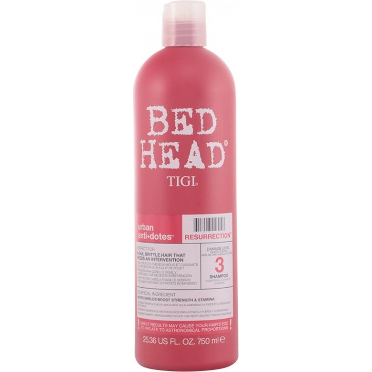 BED HEAD urban anti-dotes resurrection shampoo 750 ml