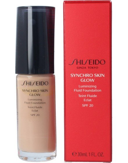 Shiseido SYNCHRO SKIN GLOW luminizing fluid foundation N4 30 ml