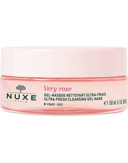 Nuxe VERY ROSE gel-masque nettoyant ultra frais visage 150 ml