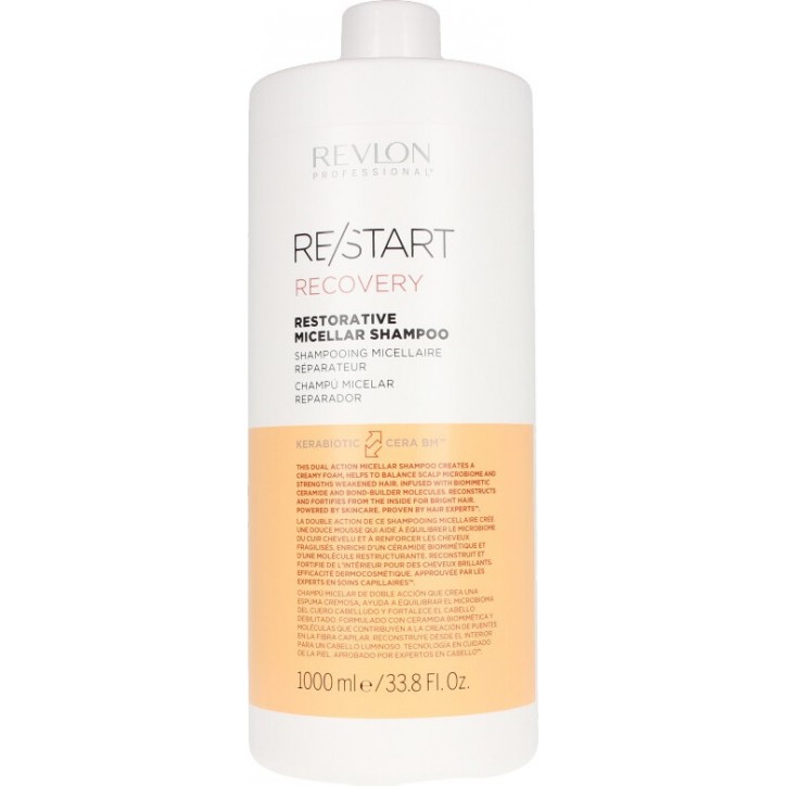 RE-START recovery restorative micellar shampoo 1000 ml