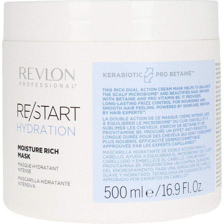 RE-START hydratation rich mask 500 ml