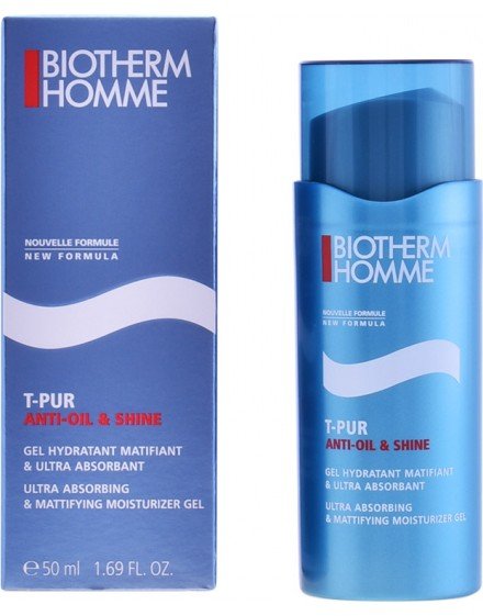 Biotherm HOMME T-PUR anti-oil & shine gel hydratant matifiant 50 ml